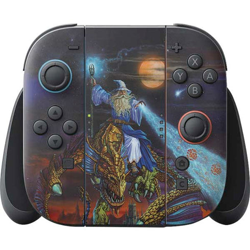 Twilight Tempest Wizard by Ed Beard Jr Nintendo Skins